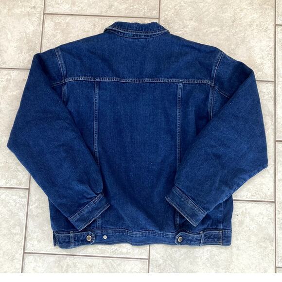 VTG Northwest Territory Coat Denim XL/EG Chore Jacket Barn Western Heavyweight - Picture 7 of 7